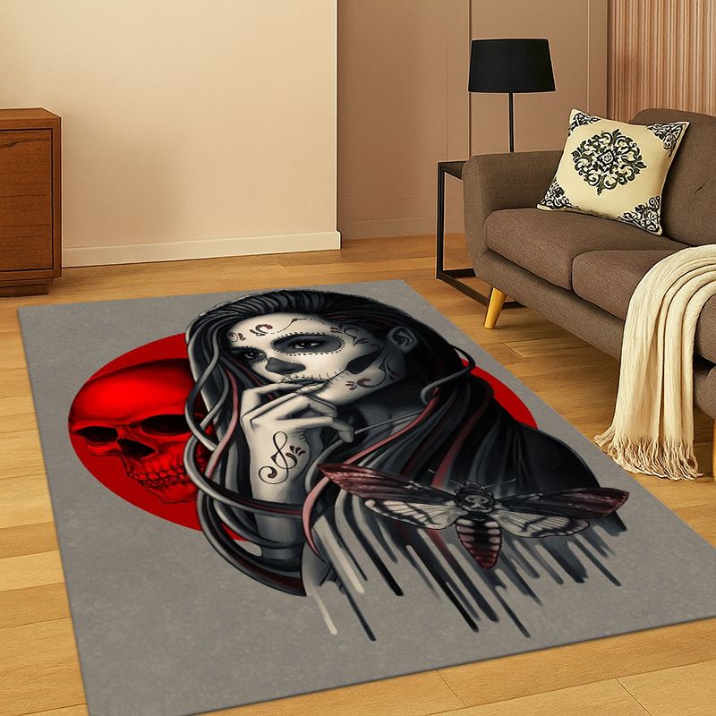 Gothic Skull Dead Girl Cartoon - Kids Outdoor Area review and price
