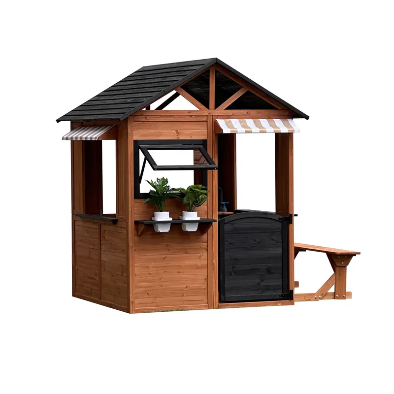 Wooden Dollhouse for Kids Four - Kids Outdoor Climbing Frame review and price