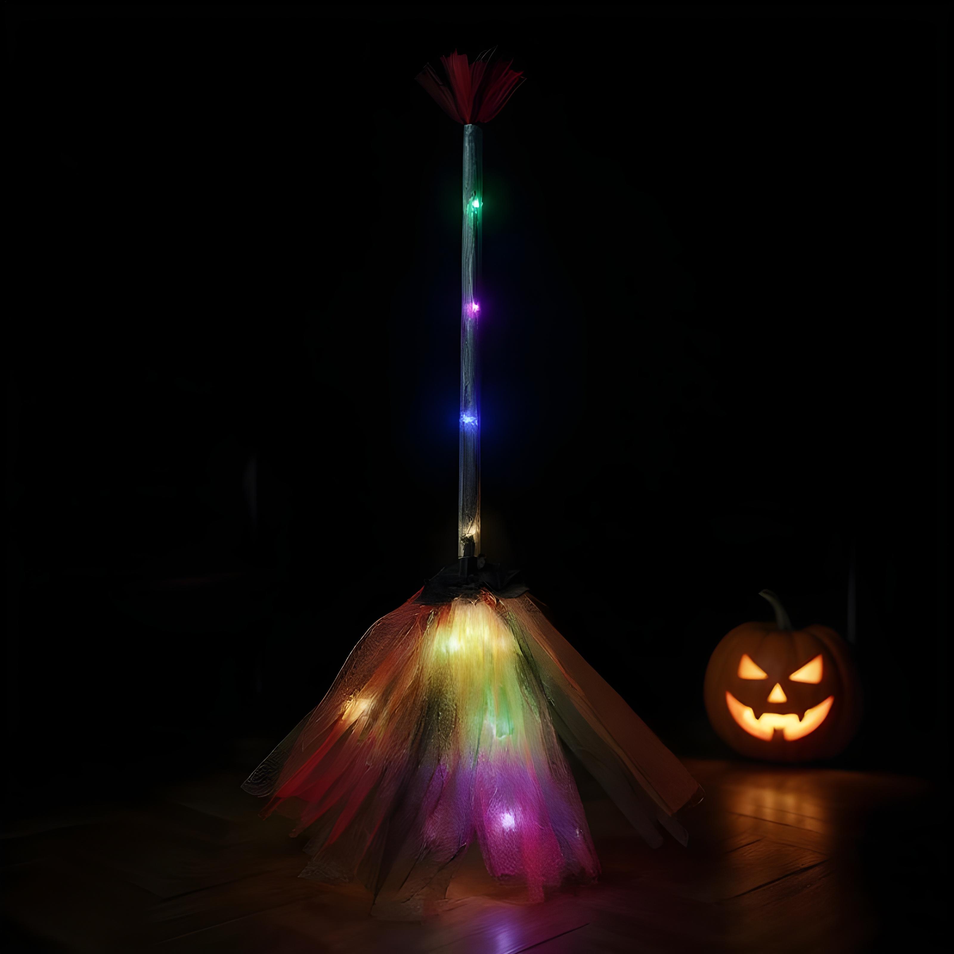 Witch Broom Battery Powered Fu - Kids Outdoor Broom review and price