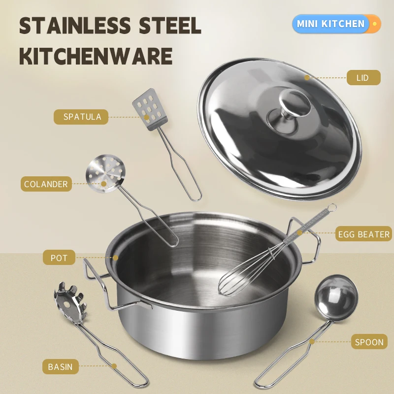 Stainless Steel Kids Kitchen T - Kids Outdoor Kitchen Accessories review and price