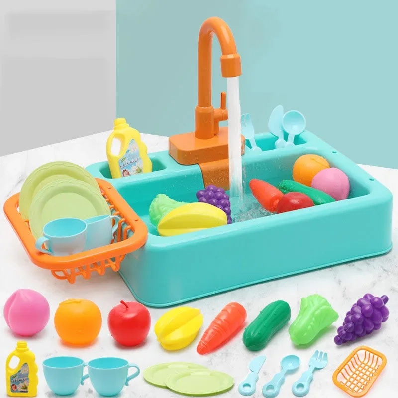 Kids Plastic Kitchen Sink Toy  - Kids Outdoor Kitchen Accessories review and price