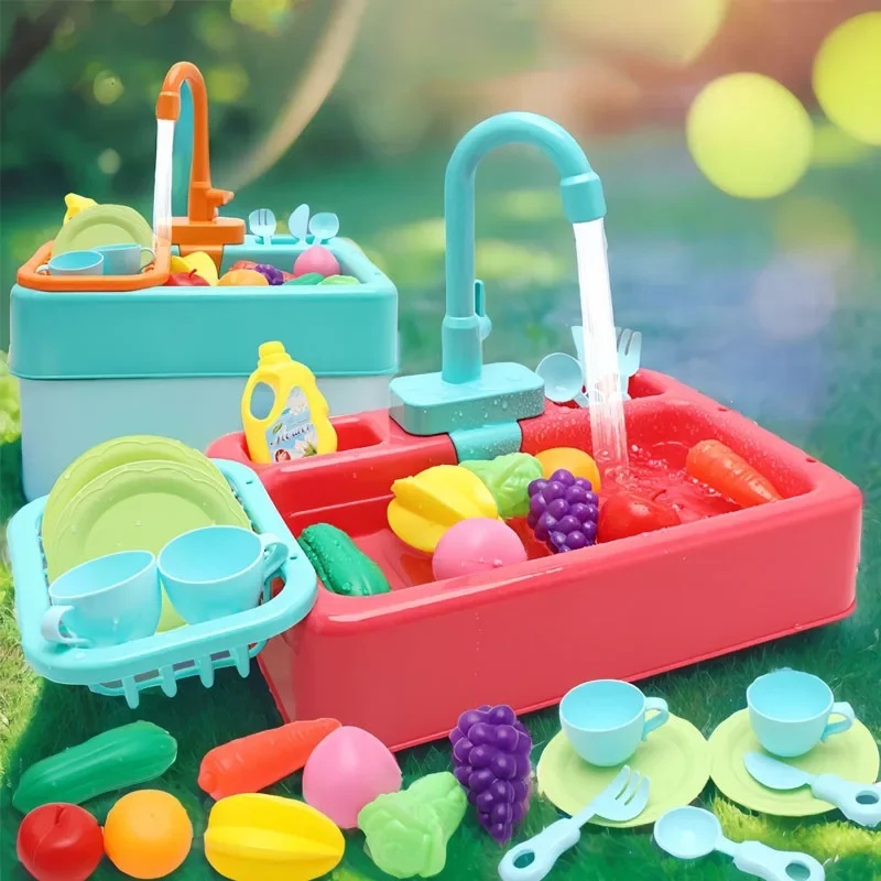 Kids Plastic Kitchen Sink Toy  - Kids Outdoor Kitchen Accessories review and price